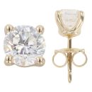 9ct Yellow Gold 2.00ct Brilliant Cut Lab Grown Diamond Stud Earrings