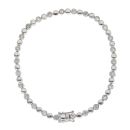 9ct White Gold 1.25ct Brilliant Cut Diamond Bracelet 7.5"