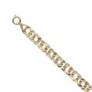 14ct Yellow Gold Curb Bracelet 7.5"