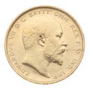 1910 Edward VII Large Head Australia Full Sovereign Coin