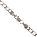 9ct Yellow Gold Square Curb Chain 22"