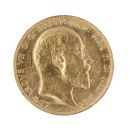 1910 Edward VII Large Head Australia Full Sovereign Coin