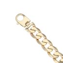 9ct Yellow Gold Curb Bracelet 9"