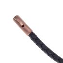Unique & Co Black Leather Bracelet