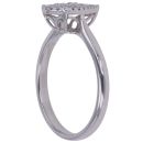 18ct White Gold 0.20ct Brilliant Cut Diamond Cluster Ring