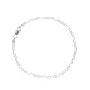 Silver Fancy Bracelet 7.5" by Icesia