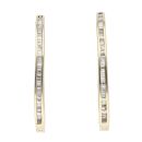 9ct Yellow Gold 0.70ct Diamond Hoop Earrings