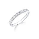 9ct White Gold 0.33ct Eternity Diamond Ring