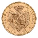 1868 Isobella II Spain Coin