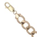 9ct Yellow Gold Curb Bracelet 8.5"