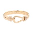 9ct Yellow Gold Hinged Hook Bangle