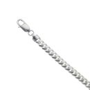Silver Curb Bracelet 8.5"