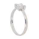 9ct White Gold Cubic Zirconia Single Stone Ring