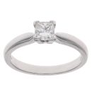 18ct White Gold 0.50ct Brilliant Cut Diamond Solitaire Ring