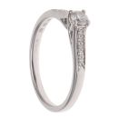 18ct White Gold 0.20ct Brilliant Cut Diamond Solitaire Ring