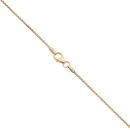 9ct Yellow Gold Cubic Zirconia Bead Tassel Chain 18"