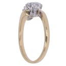 18ct Yellow Gold 1.00ct Brilliant Cut Diamond Trilogy Ring