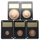 2023 A New Era Gibraltar Sovereign 5 Coin Set Proof Boxed