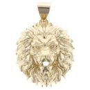 9ct Yellow Gold Lion Pendant