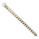 9ct Yellow Gold Curb Bracelet 9"