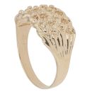9ct Yellow Gold Four Row Keeper Ring