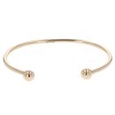 9ct Yellow Gold Plain Torque Bangle