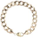 9ct Yellow Gold Curb Bracelet 8"