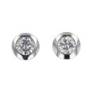9ct White Gold 0.50ct Diamond Solitaire Stud Earrings