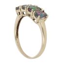9ct Yellow Gold Mystic Topaz Four Stone Ring