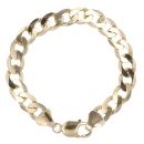 9ct Yellow Gold Curb Bracelet 8"