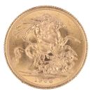 1968 Elizabeth II First Portrait UK Full Sovereign Coin