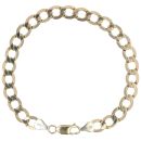 9ct Yellow Gold Curb Bracelet 8"