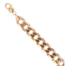 9ct Yellow Gold Curb Bracelet 8"