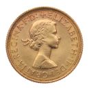 1967 Elizabeth II First Portrait UK Full Sovereign Coin