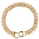 9ct Yellow Gold Fancy Bracelet 7"