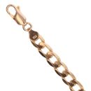 9ct Yellow Gold Curb Bracelet 8"