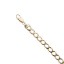 9ct Yellow Gold Curb Bracelet 9.5"