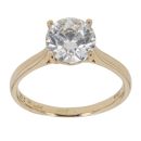 18ct Yellow Gold 2.00ct Brilliant Cut Lab Grown Diamond Solitaire Ring