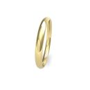 18ct Yellow Gold Traditional Court Wedding Band 2.5mm
