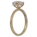 18ct Yellow Gold 2.00ct Oval and Brilliant Cut Lab Grown Diamond Solitaire Ring