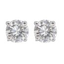 18ct Yellow Gold 0.50ct Brilliant Cut Diamond Stud Earrings