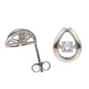 18ct White Gold 0.30ct Brilliant Cut Diamond Stud Earrings