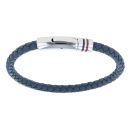 Unique & Co Navy Leather Bracelet