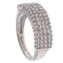9ct White Gold 0.75ct Brilliant Cut Diamond Fancy Ring