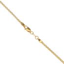 22ct Yellow Gold Flat Milan Chain 18"