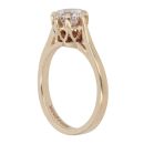 9ct Yellow Gold Cubic Zirconia Single Stone Ring