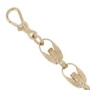 9ct Yellow Gold Patterned Tulip Bracelet 8.5"