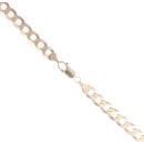 9ct Yellow Gold Flat Curb Chain 22"