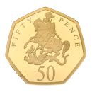 2021 50th Anniversary of Decimalisation 50p Tristan Da Cunha Boxed with Proof