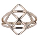 9ct Yellow Gold Geometric Fancy Ring